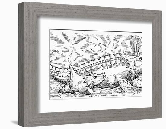 16th Century German Woodcut Print-CCI Archives-Framed Photographic Print