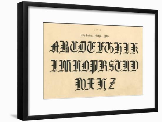 '16th Century. Gothic. MS', 1862-Unknown-Framed Giclee Print