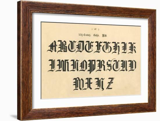 '16th Century. Gothic. MS', 1862-Unknown-Framed Giclee Print