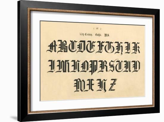 '16th Century. Gothic. MS', 1862-Unknown-Framed Giclee Print