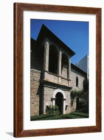 16th Century Loggia, House of Francesco Petrarca, Arqua Petrarca, Veneto, Italy-null-Framed Giclee Print