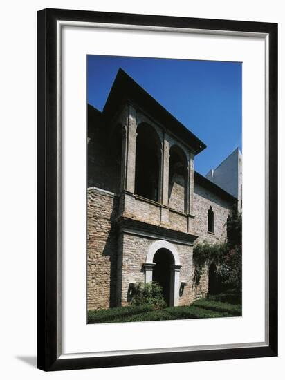 16th Century Loggia, House of Francesco Petrarca, Arqua Petrarca, Veneto, Italy-null-Framed Giclee Print