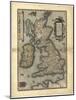 16th Century Map of the British Isles-Library of Congress-Mounted Photographic Print