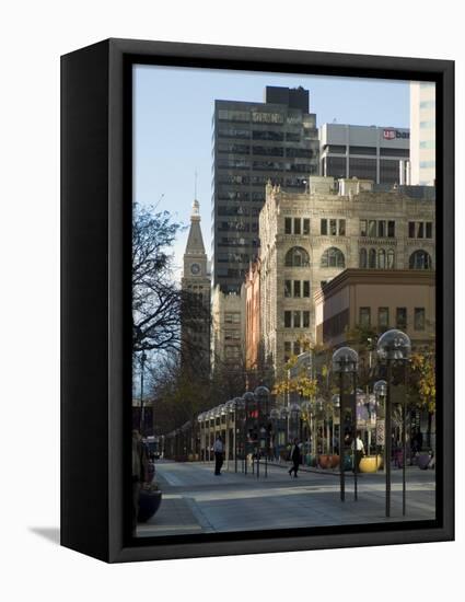 16th Street Mall, Denver, Colorado, USA-Ethel Davies-Framed Premier Image Canvas
