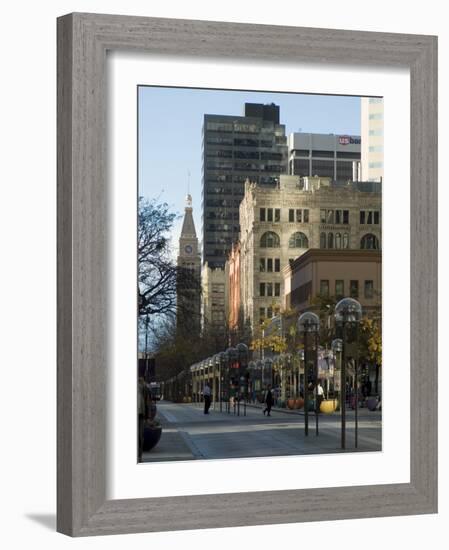 16th Street Mall, Denver, Colorado, USA-Ethel Davies-Framed Photographic Print