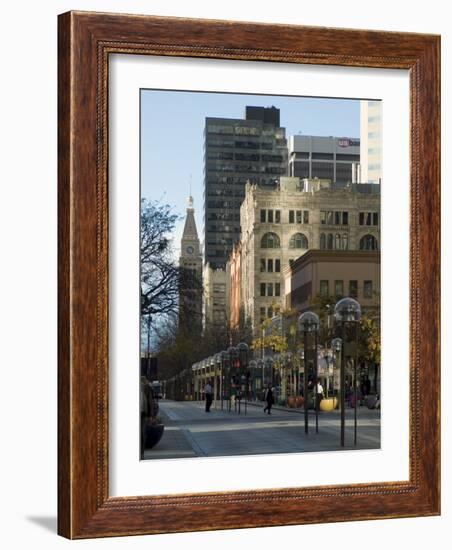 16th Street Mall, Denver, Colorado, USA-Ethel Davies-Framed Photographic Print