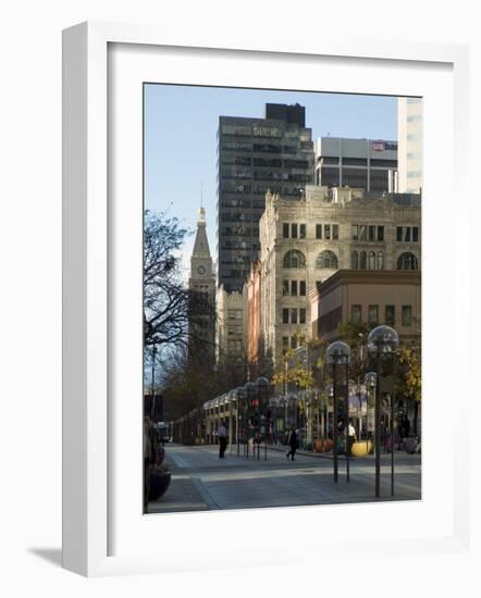 16th Street Mall, Denver, Colorado, USA-Ethel Davies-Framed Photographic Print