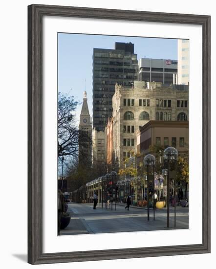 16th Street Mall, Denver, Colorado, USA-Ethel Davies-Framed Photographic Print