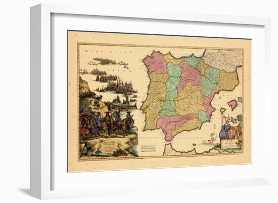 1703, Portugal, Spain-null-Framed Giclee Print
