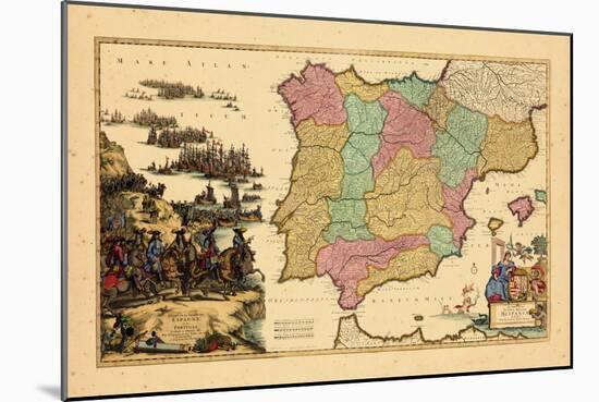 1703, Portugal, Spain-null-Mounted Giclee Print