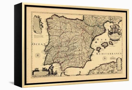 1713, Portugal, Spain-null-Framed Premier Image Canvas