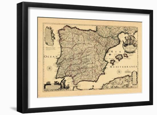 1713, Portugal, Spain-null-Framed Giclee Print
