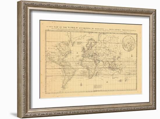 1716, World-null-Framed Giclee Print