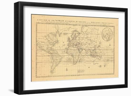 1716, World-null-Framed Giclee Print