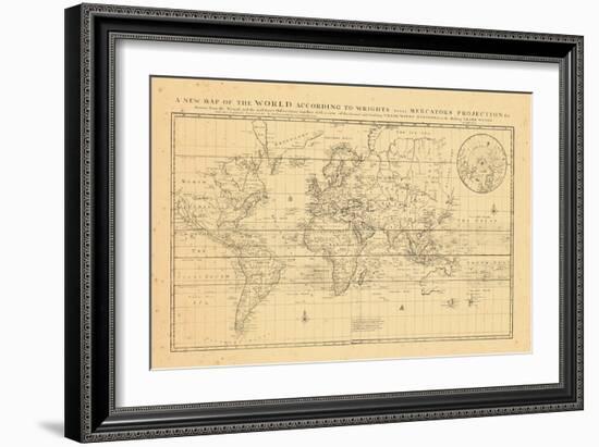 1716, World-null-Framed Giclee Print