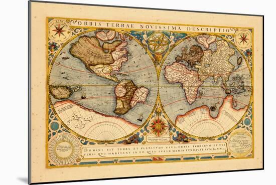 1719, Florida, Louisiana, North America, East Coast-null-Mounted Giclee Print