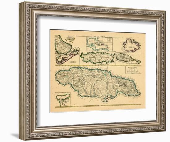 1721, Jamaica, West Indies-null-Framed Giclee Print