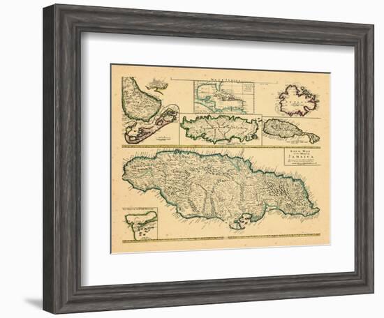 1721, Jamaica, West Indies-null-Framed Giclee Print