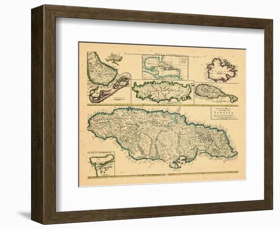 1721, Jamaica, West Indies-null-Framed Giclee Print