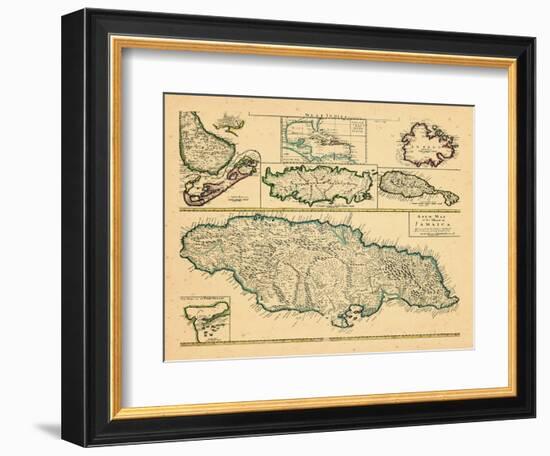 1721, Jamaica, West Indies--Framed Giclee Print