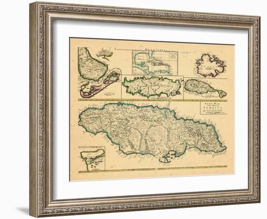 1721, Jamaica, West Indies-null-Framed Giclee Print