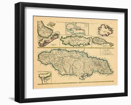 1721, Jamaica, West Indies-null-Framed Giclee Print