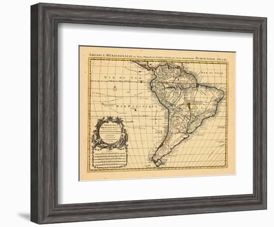 1721, South America-null-Framed Giclee Print