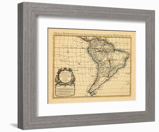 1721, South America-null-Framed Giclee Print