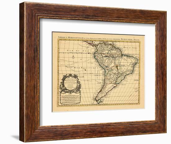 1721, South America-null-Framed Giclee Print