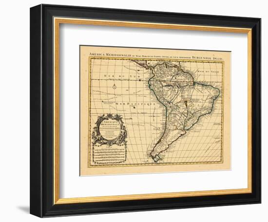 1721, South America-null-Framed Giclee Print