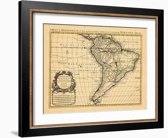 1721, South America-null-Framed Giclee Print