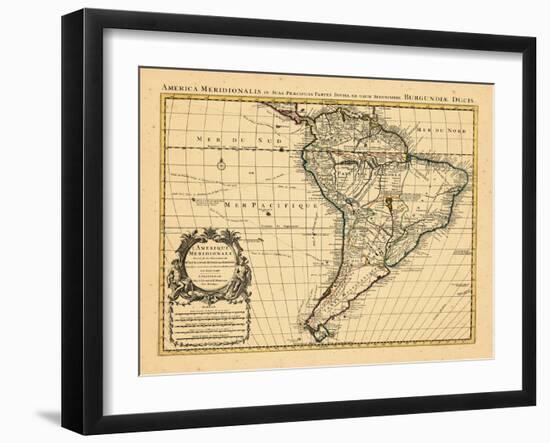1721, South America-null-Framed Giclee Print