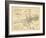 1722, Boston Captain John Bonner Survey Reprinted 1867, Massachusetts, United States-null-Framed Giclee Print