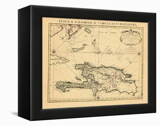 1722, Dominican Republic, Haiti-null-Framed Premier Image Canvas