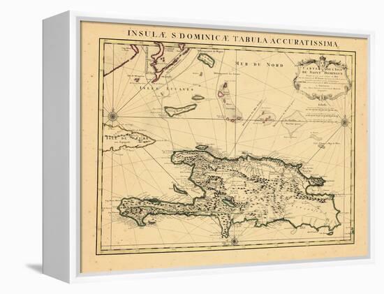 1722, Dominican Republic, Haiti-null-Framed Premier Image Canvas