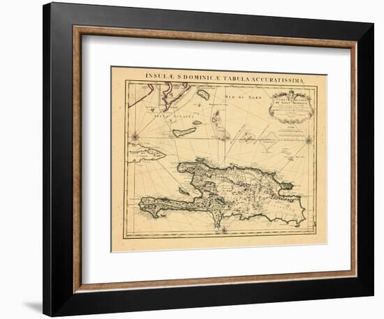 1722, Dominican Republic, Haiti-null-Framed Premium Giclee Print