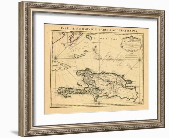 1722, Dominican Republic, Haiti-null-Framed Giclee Print