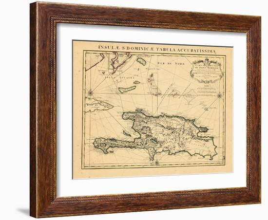 1722, Dominican Republic, Haiti-null-Framed Giclee Print