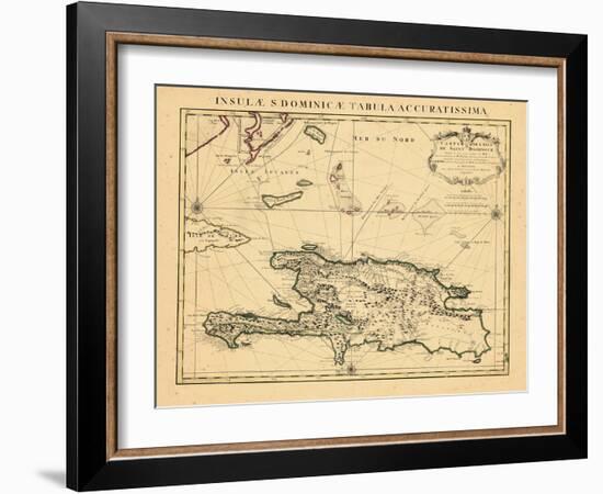 1722, Dominican Republic, Haiti-null-Framed Giclee Print