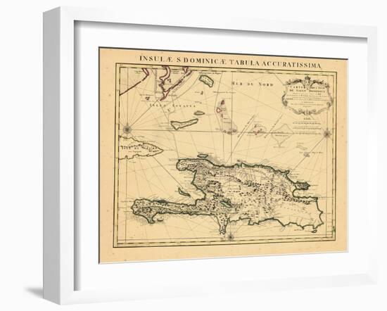 1722, Dominican Republic, Haiti-null-Framed Giclee Print