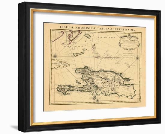 1722, Dominican Republic, Haiti-null-Framed Giclee Print