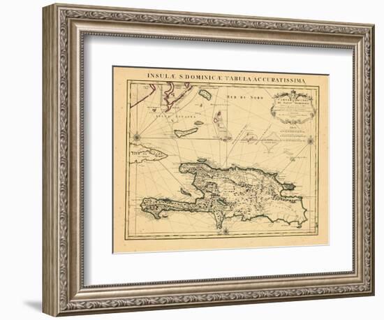 1722, Dominican Republic, Haiti-null-Framed Giclee Print