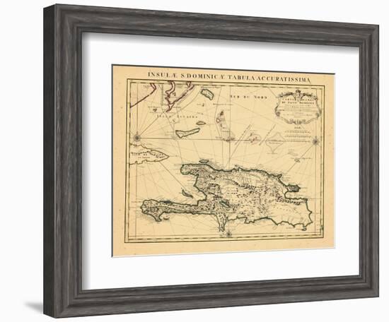 1722, Dominican Republic, Haiti-null-Framed Giclee Print