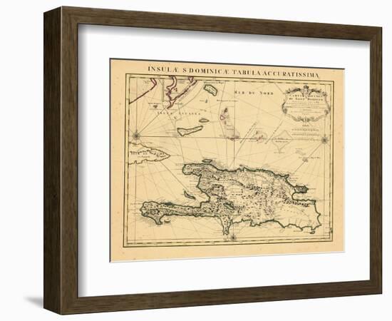 1722, Dominican Republic, Haiti-null-Framed Giclee Print