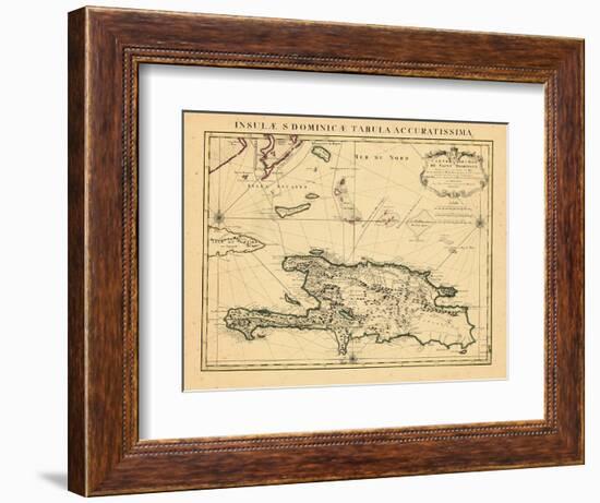 1722, Dominican Republic, Haiti-null-Framed Giclee Print