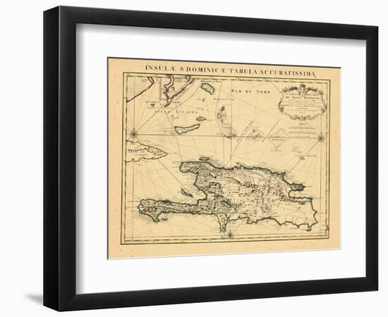 1722, Dominican Republic, Haiti-null-Framed Giclee Print