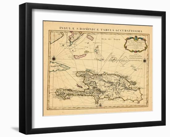 1722, Dominican Republic, HaitiHaiti--Framed Giclee Print