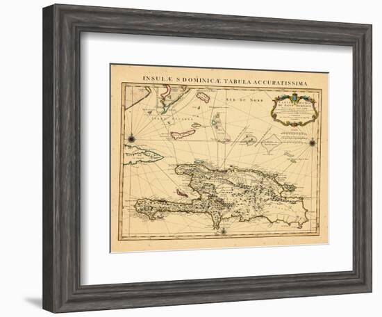 1722, Dominican Republic, HaitiHaiti-null-Framed Giclee Print