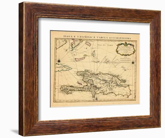 1722, Dominican Republic, HaitiHaiti-null-Framed Giclee Print