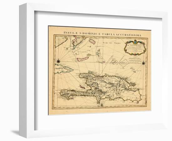 1722, Dominican Republic, HaitiHaiti-null-Framed Giclee Print